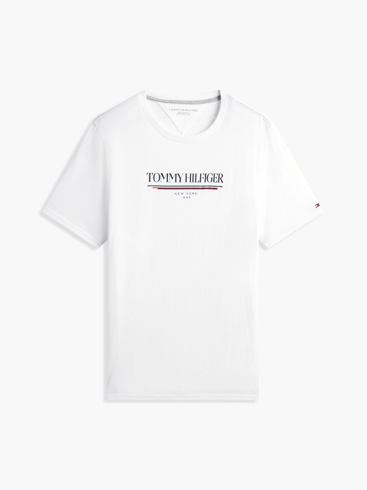 Hilfiger New York Logo T-Shirt — Optic White