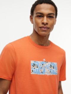 Tropical Floral Logo T-Shirt — Papaya Ray 3