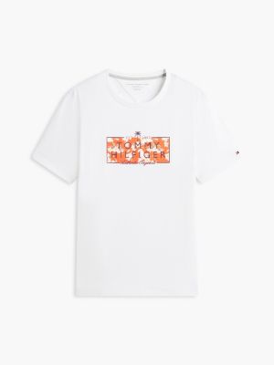 Tropical Floral Logo T-Shirt | Tommy Hilfiger