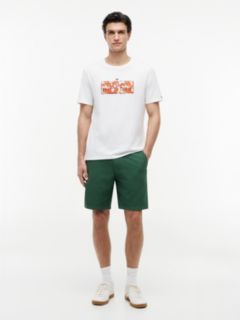 Tropical Floral Logo T-Shirt — Optic White 2