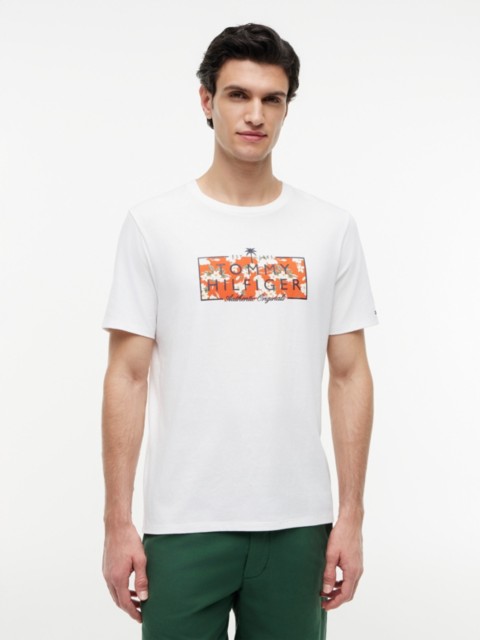 Мужские футболки Tommy Hilfiger Tropical Floral Logo T-Shirt