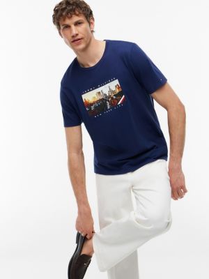 Мужские футболки Tommy Hilfiger NYC Skyline Graphic T-Shirt — фото 3