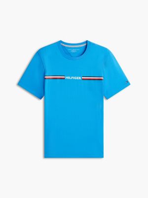 Мужские футболки Tommy Hilfiger Hilfiger Signature Stripe Logo T-Shirt — фото 5