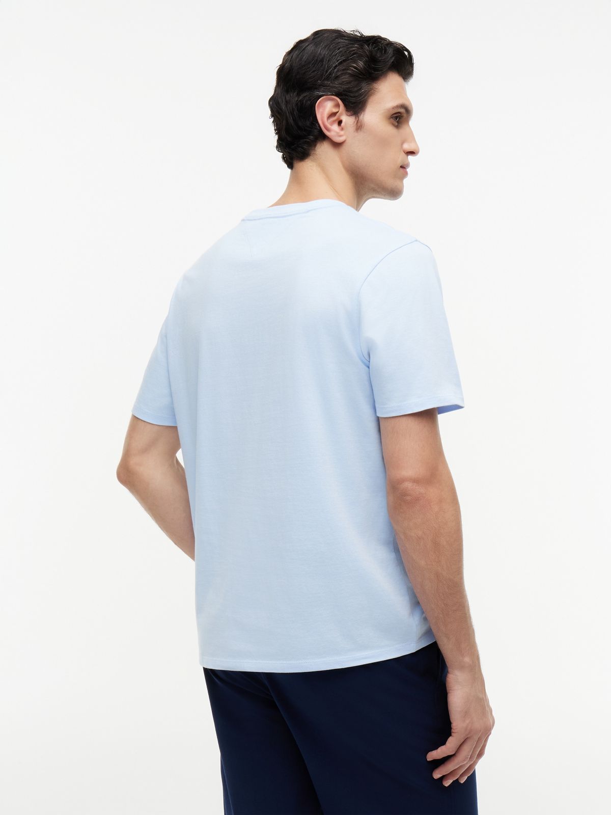 Two-Tone Flag Logo T-Shirt — Sweet Blue