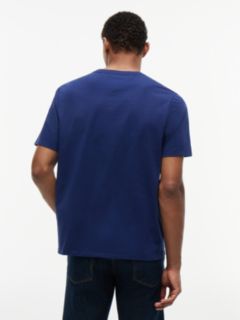 Two-Tone Flag Logo T-Shirt — Navy 4