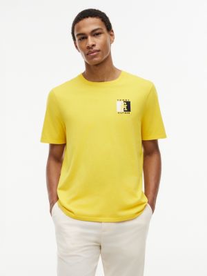 Colorblock Monogram Logo T-Shirt, Marigold Yellow
