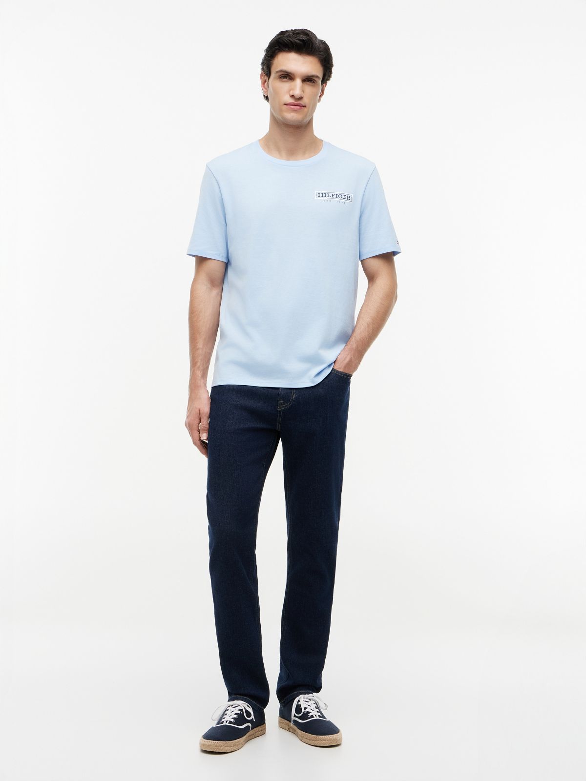 Coastline Graphic T-Shirt — Sweet Blue