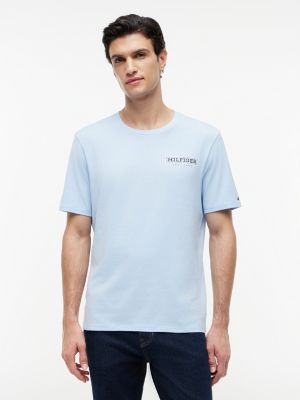 Coastline Graphic T-Shirt, Sweet Blue