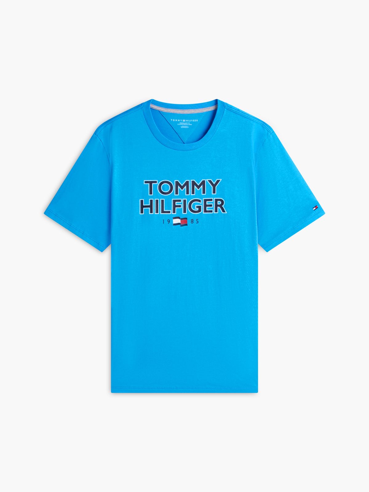 Bold Tommy 1985 Logo T-Shirt — Deep Sky Blue