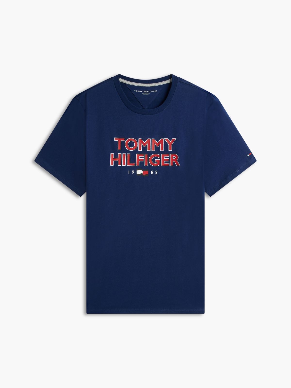 Bold Tommy 1985 Logo T-Shirt — Navy