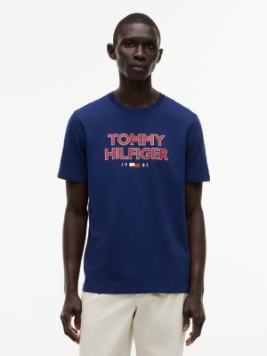 Bold Tommy 1985 Logo T-Shirt, Navy