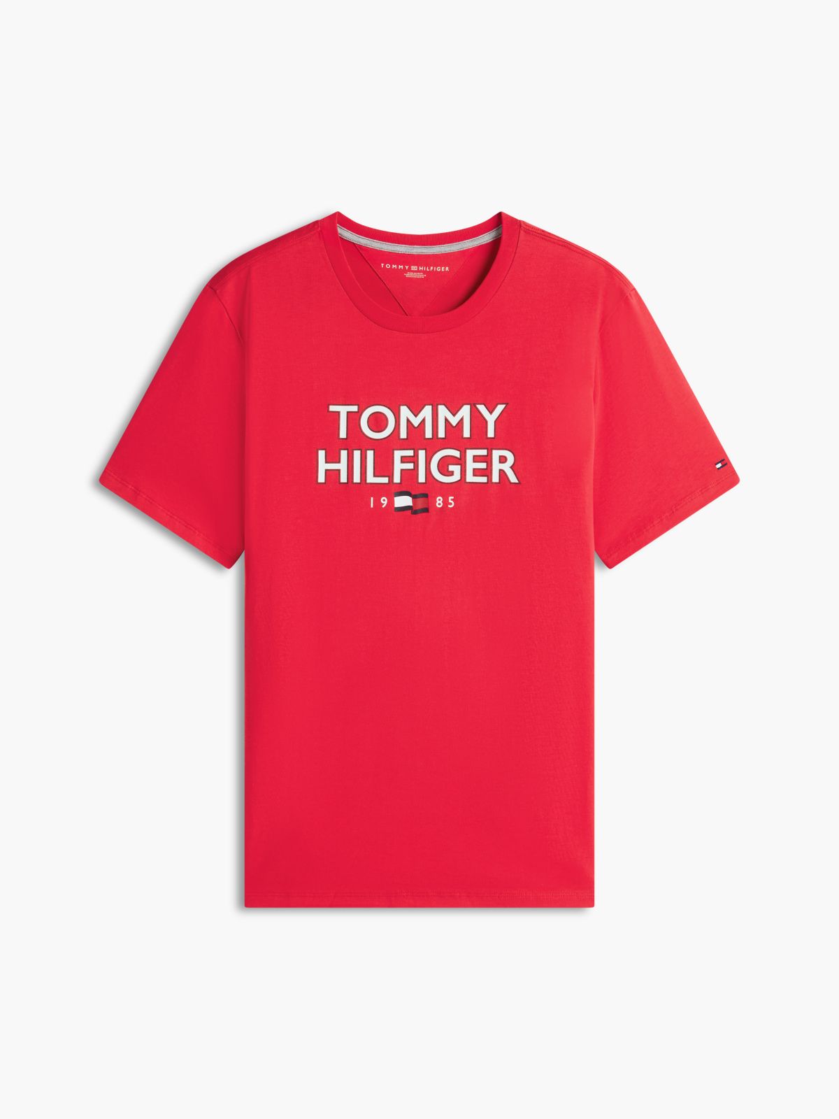 Bold Tommy 1985 Logo T-Shirt — Primary Red