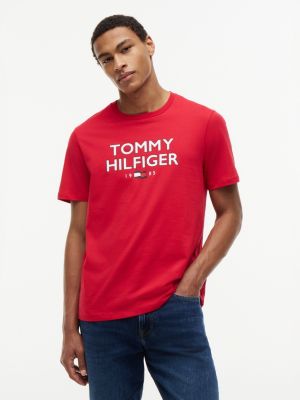 Bold Tommy 1985 Logo T-Shirt, Primary Red