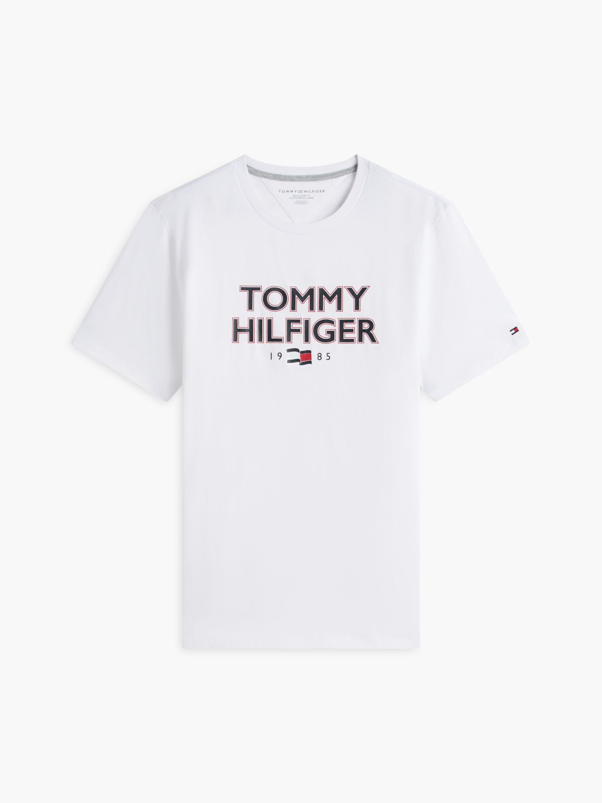 Bold Tommy 1985 Logo T-Shirt — Optic White