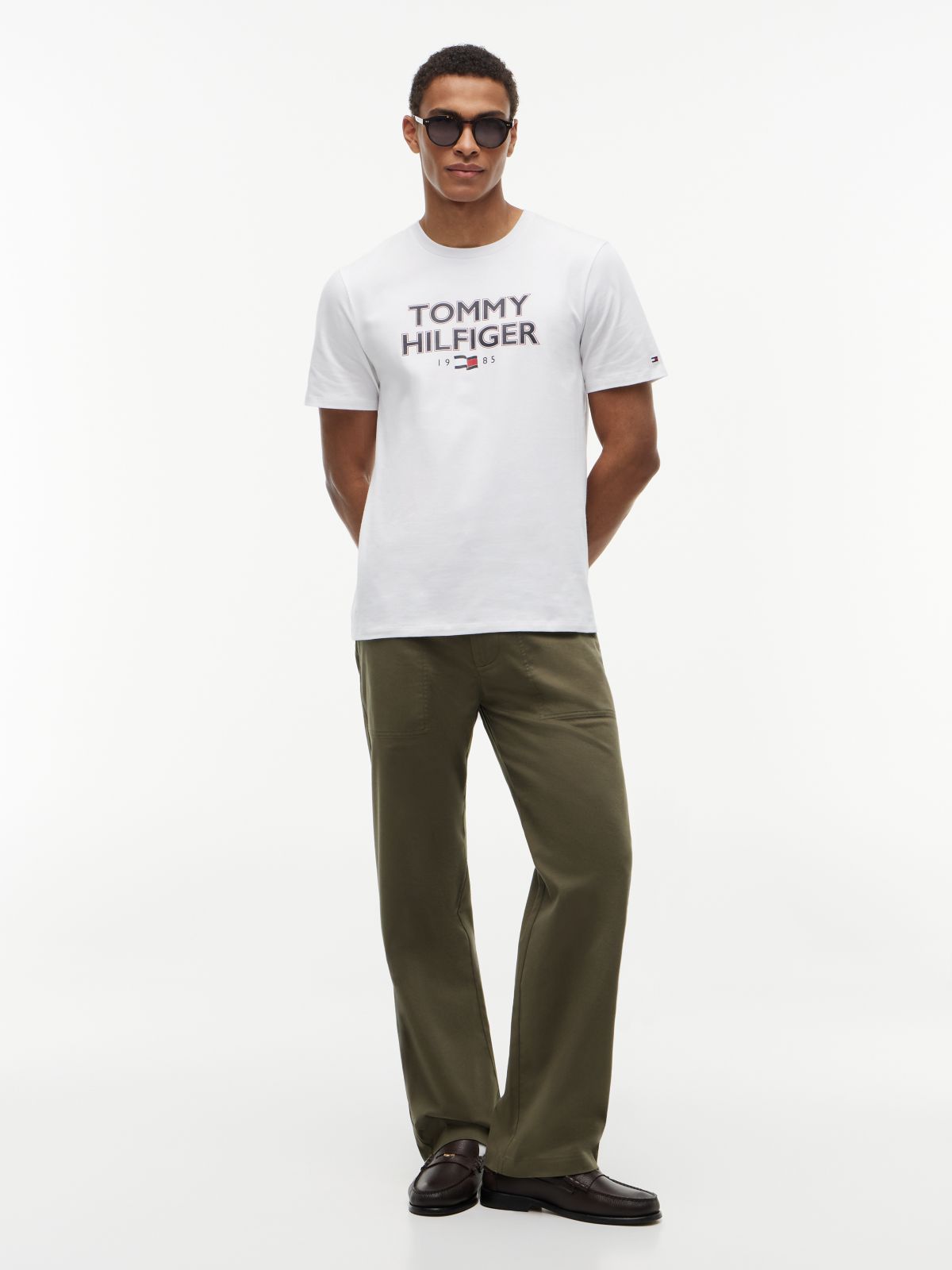 Bold Tommy 1985 Logo T-Shirt — Optic White