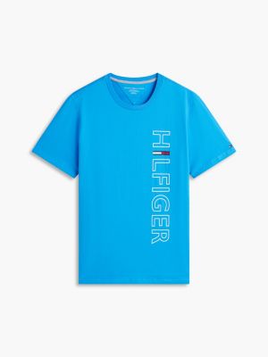 Мужские футболки Tommy Hilfiger Vertical Hilfiger Logo T-Shirt — фото 5