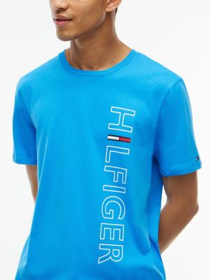 Мужские футболки Tommy Hilfiger Vertical Hilfiger Logo T-Shirt — фото 3
