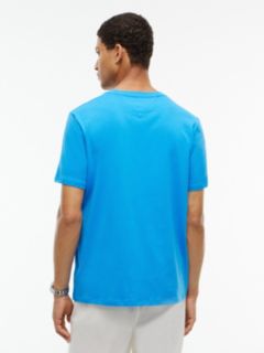 Vertical Hilfiger Logo T-Shirt — Deep Sky Blue 4