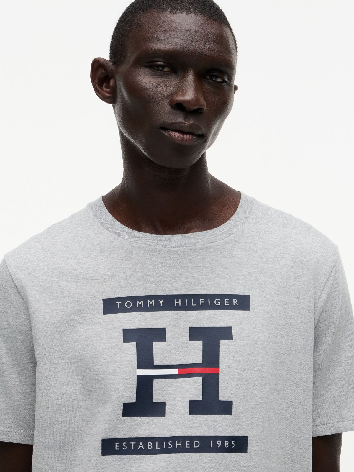 H-Logo T-Shirt — Grey Heather