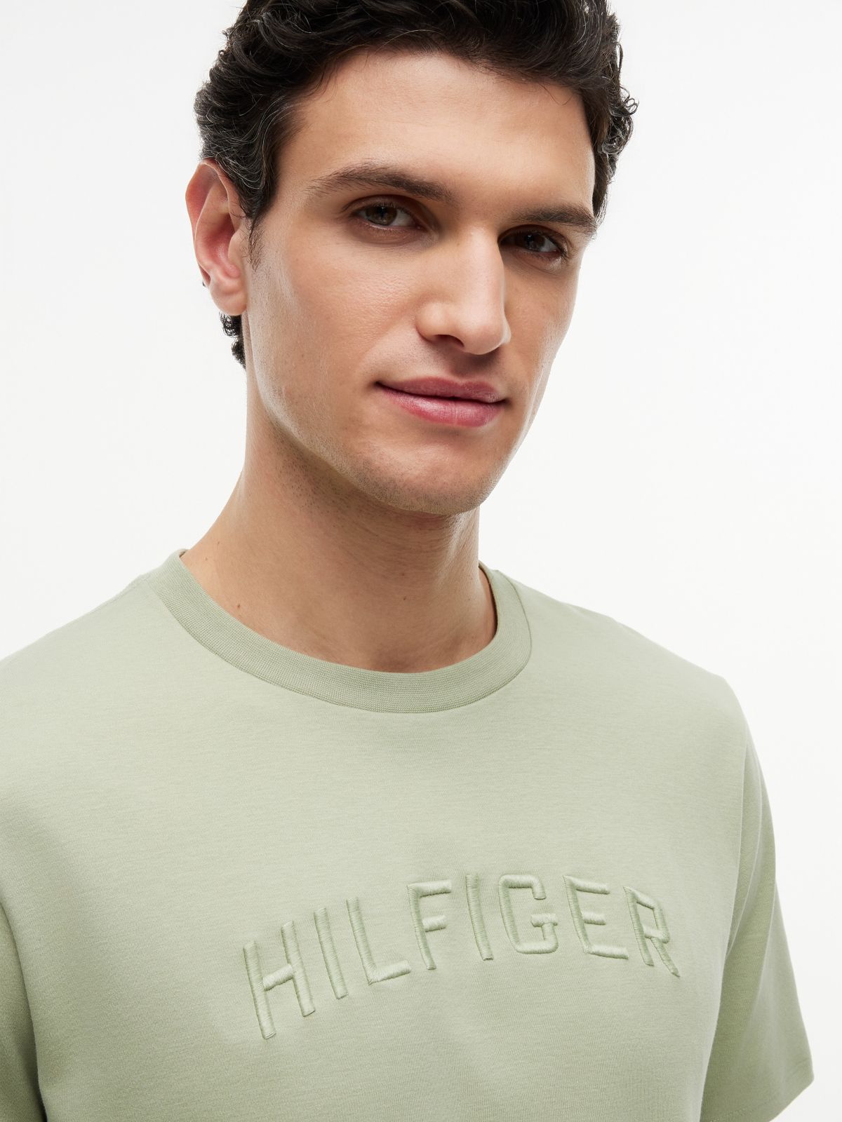 Embroidered Arch Logo T-Shirt — Earth Sage