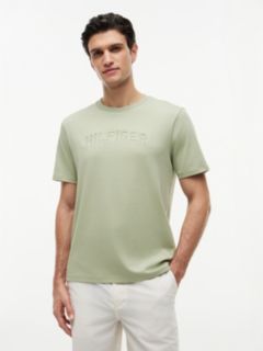 Embroidered Arch Logo T-Shirt — Earth Sage 1