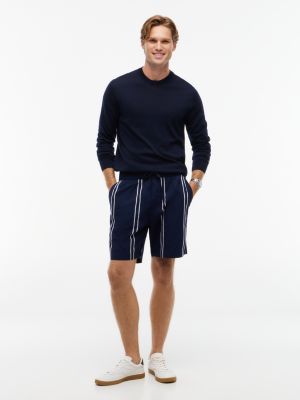 Мужские шорты Tommy Hilfiger Regular Fit 7" Striped Dobby Short, цвет: Карбоновый тёмно-синий — фото 2