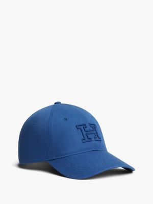 Embroidered H-Logo Baseball Cap, Petrol Blue