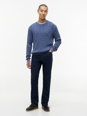 Мужские свитеры Tommy Hilfiger Garment-Dyed Cable Knit Sweater — фото 2