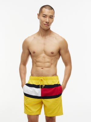 Flag Logo 7" Swim Trunk, Morningside Yellow