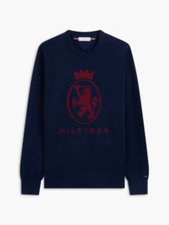 Crest Logo Crewneck Sweater — Carbon Navy 5