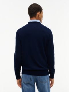 Crest Logo Crewneck Sweater — Carbon Navy 4