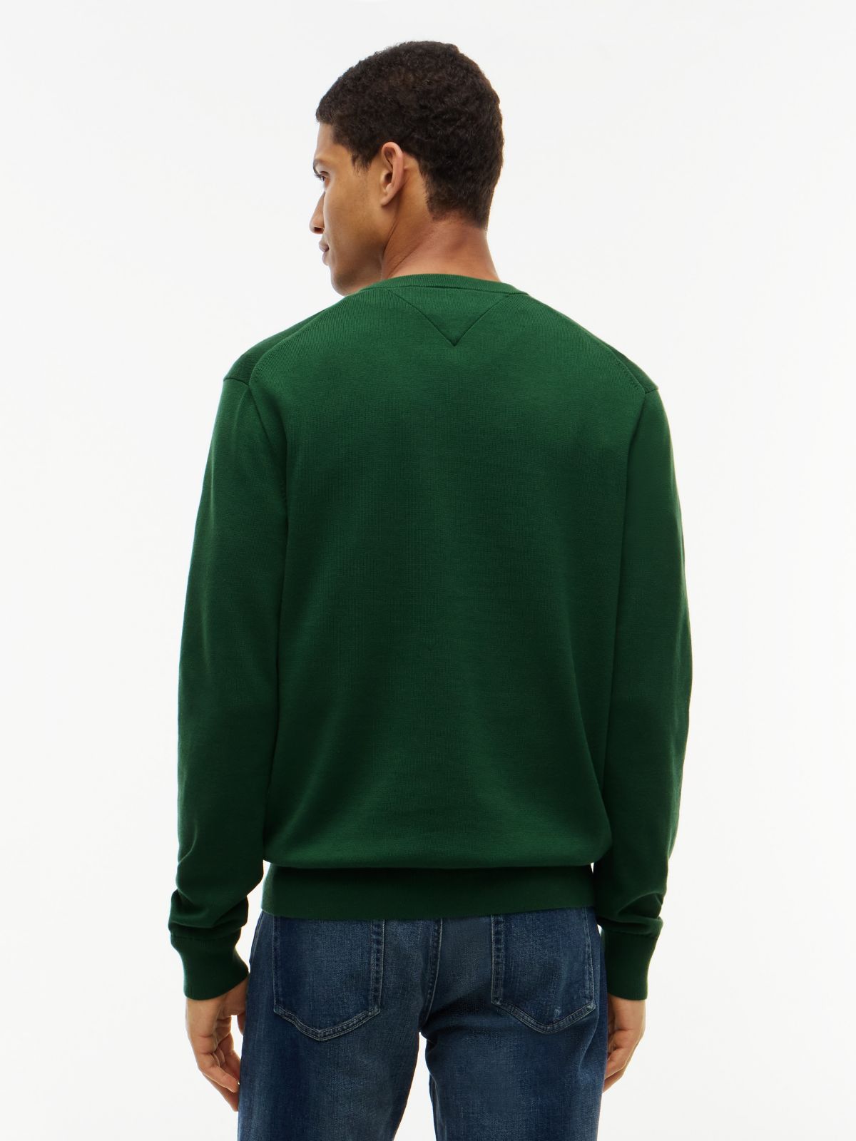 Crest Logo Crewneck Sweater — Deep Evergreen