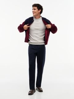 Fisherman Cable Knit Sweater — Beige 2
