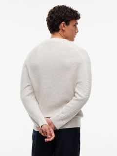 Fisherman Cable Knit Sweater — Beige 4
