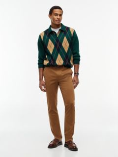 Argyle Sweater Polo — Ornamental Green 2