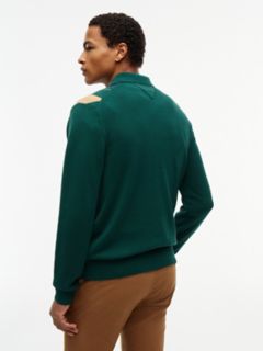 Argyle Sweater Polo — Ornamental Green 4