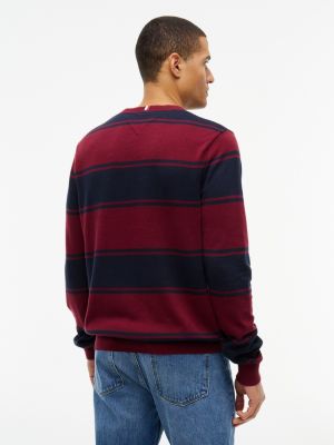 Мужские свитеры Tommy Hilfiger Rugby Stripe Crewneck Sweater — фото 5