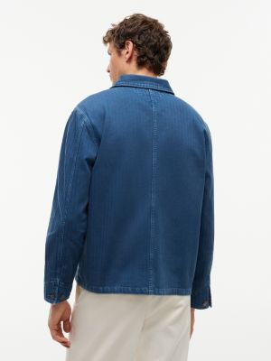 Мужские куртки Tommy Hilfiger Garment-Dyed Herringbone Chore Jacket — фото 4