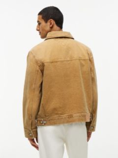 Garment-Dyed Denim Jacket — Washed Brown 5
