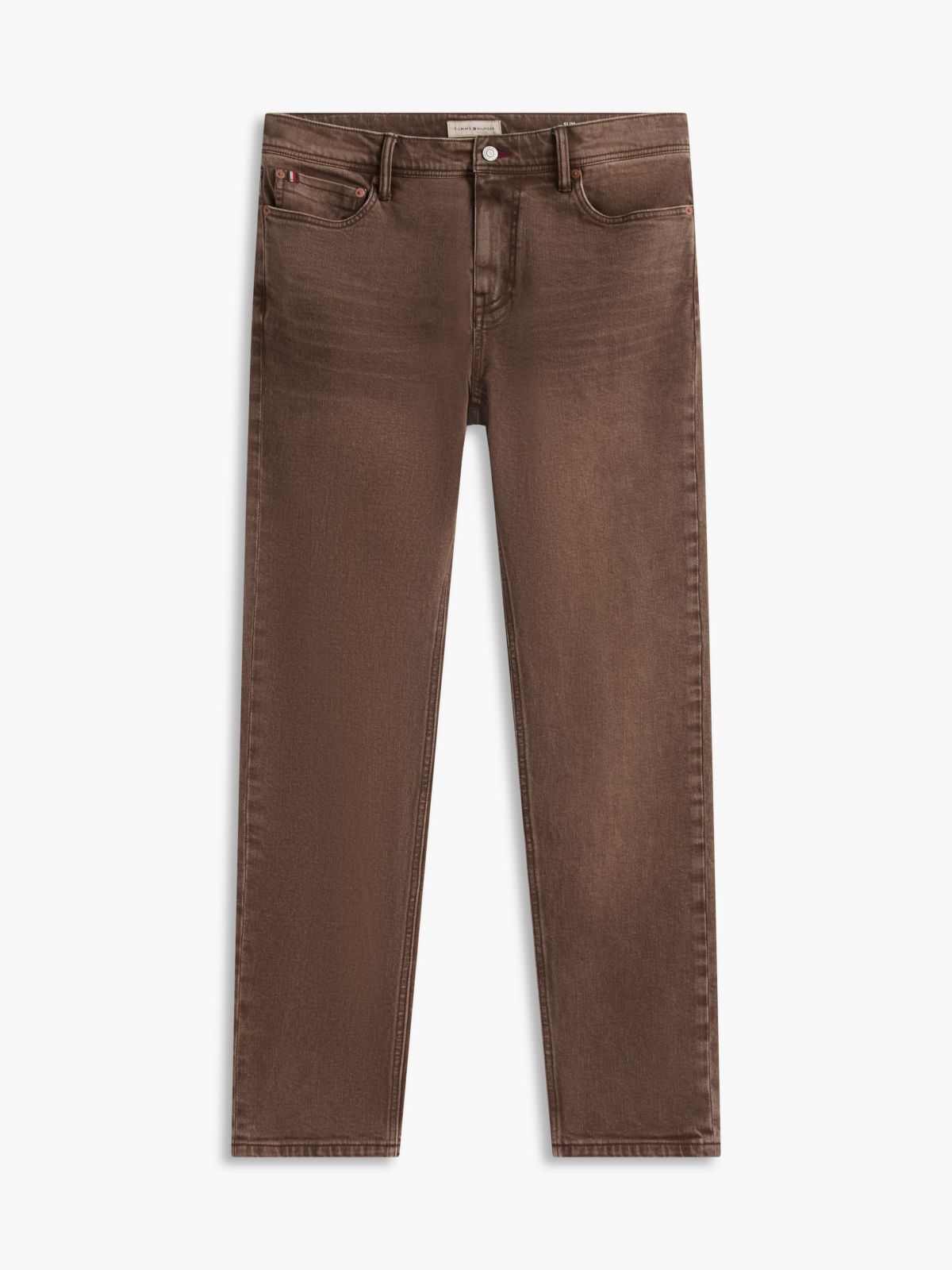 Garment-Dyed Slim Jean — Legacy Brown