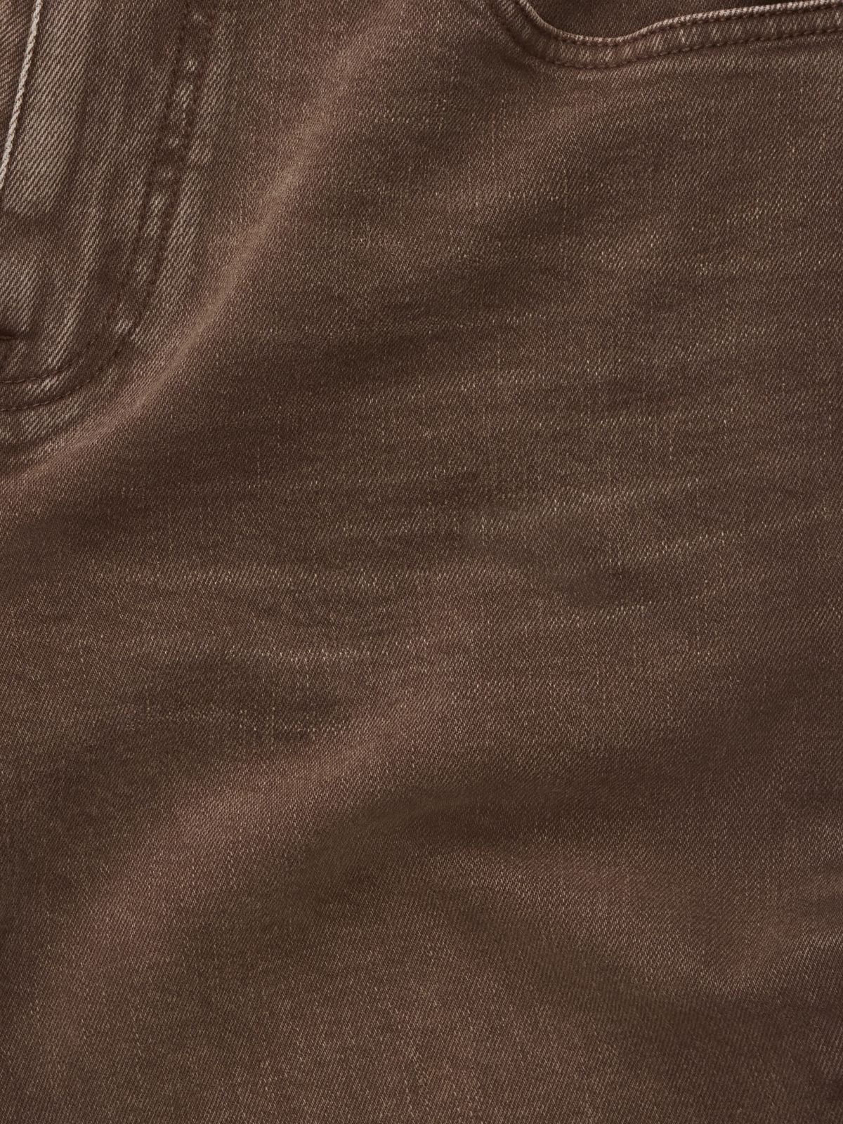 Garment-Dyed Slim Jean — Legacy Brown