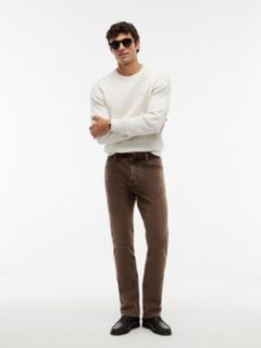 Garment-Dyed Slim Jean — Legacy Brown 2
