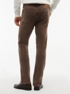 Garment-Dyed Slim Jean — Legacy Brown 6