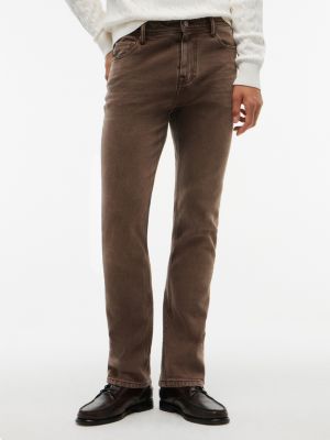 Garment-Dyed Slim Jean, Legacy Brown