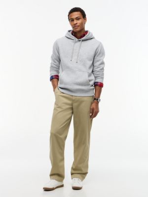 Мужское худи Tommy Hilfiger Embroidered Circle Logo, цвет: Серый — фото 2