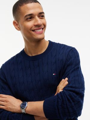 Мужские свитеры Tommy Hilfiger Cable Knit Crewneck Sweater — фото 3