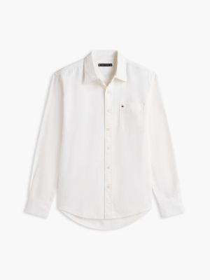 Мужские рубашки Tommy Hilfiger Relaxed Fit Chambray Pocket Shirt — фото 5