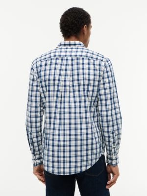 Мужские рубашки Tommy Hilfiger Regular Fit Check Dobby Pocket Shirt — фото 4