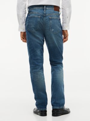 Мужские джинсы Tommy Hilfiger Distressed Straight Jean, цвет: Джинсовый — фото 6