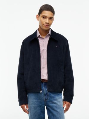 Мужская куртка Tommy Hilfiger Stretch Corduroy Ivy, цвет: Тёмно-синий